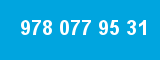 978 077 95 31 978 077 95 31